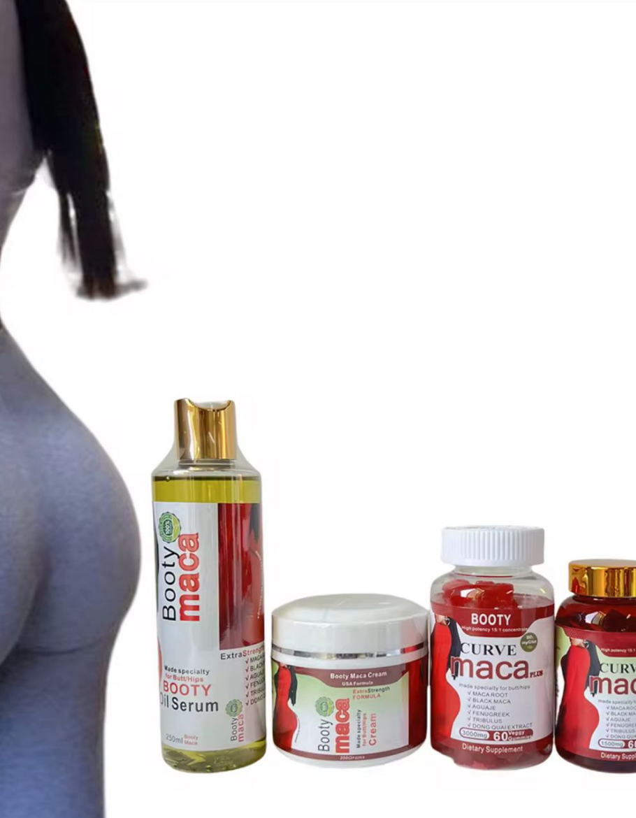 Booty Maca Bigger Butt Cream Oil